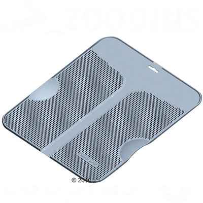 Tapis de maison de toilette antibactérien pour chat Oster- gris