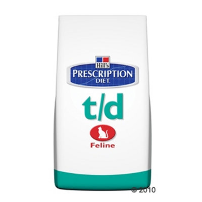 Croquettes pour chat Hill´s Prescription Diet Feline t/d- 2 x 5 kg