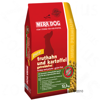 Mera Dog pure Turkey & Potato grain free 5 kg Mera Dog pure Turkey & Potato grain free 5 kg