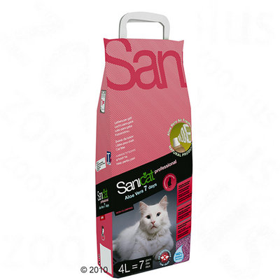 Litière pour chat Sanicat Professional Aloe Vera- 5 x 4 l