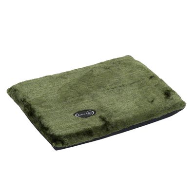 Kuschelkissen fuer hyg. Hundebett oliv - passt fuer hyg. Hundebett L 85 x B 70 cm