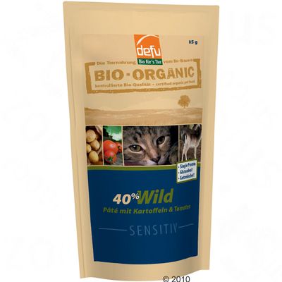 Defu Organic 40% Sensitive P&acirc;t&eacute; 6 x 85g - Beef with Potato & Tomato