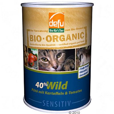 Defu Organic 40% Sensitive P&acirc;t&eacute; 6 x 400g - Beef with Potato & Tomato