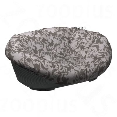 Sofa Cat Basket with Cover - Gray - 59 x 46 x 22.5 cm (L x W x H - with cushion)
