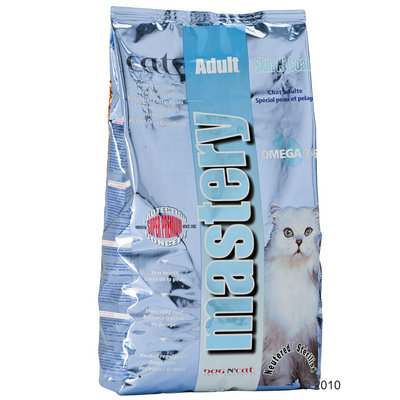 Croquettes pour chat Mastery Cat Adult Skin N´ Coat- 3 x 3 kg