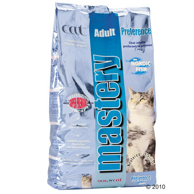 Croquettes pour chat Mastery Cat Adult Preference, poisson- 3 x 3 kg