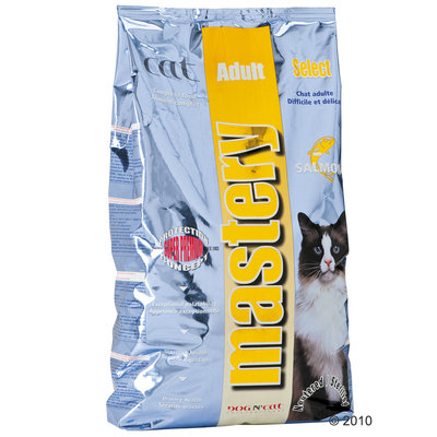 Croquettes pour chat Mastery Cat Adult Select, saumon- 3 x 3 kg