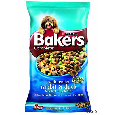 Bakers Complete Dog Adult Rabbit Duck & Vegetables - 15 kg