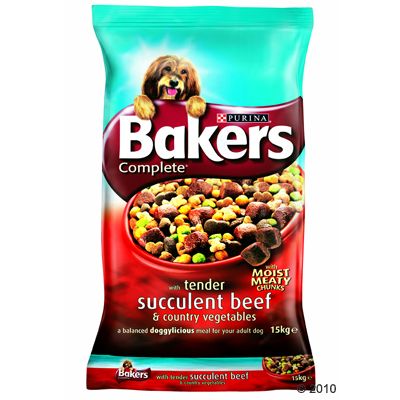Bakers Complete Dog Adult Beef & Country Vegetables - 15 kg