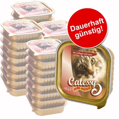 Grosses Sparpaket Catessy Feine Schaelchen 32 x 100 g - Feinschmecker 32 x 100 g