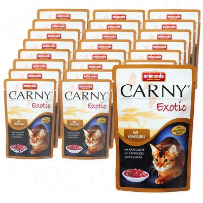 Megapack Animonda Carny Exotic 24 x 85 g - Kaenguru