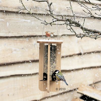Tweedy Seeds Bird House - 14 x 14 x 28 cm (L x W x H)