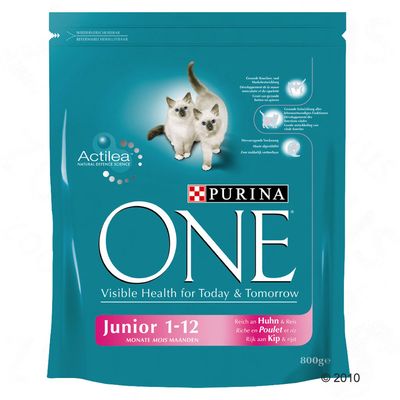 Croquettes pour chaton Purina One Junior- 6 x 800 g