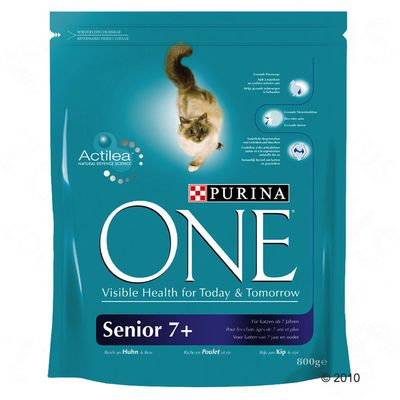 Croquettes pour chat Purina One Senior 7+- 6 x 800 g
