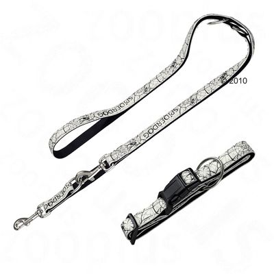 Hunter Set Collar Fancy Spider + Dog Lead - Collar size 23 - 33 cm + lead 200 cm