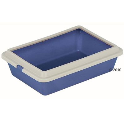 Cat Litter Tray Coba C - 42 x 30 x 12 cm (L x W x H) blue