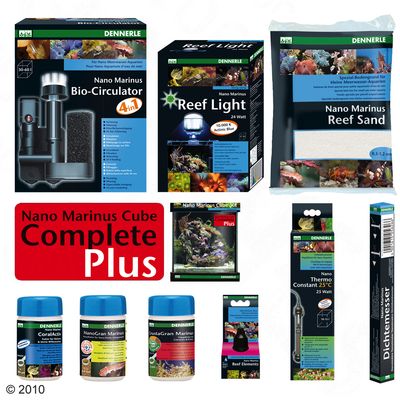 Dennerle Nano Marinus Cube Complete PLUS 30 Litres - Size 30 x 30 x 35 cm (L x W