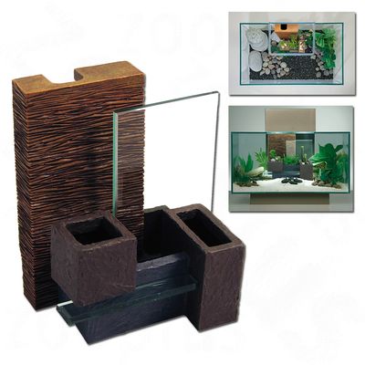 Muret décoratif zen Edge Fluval avec bacs à plantes- 1 muret décoratif  avec bacs à plantes