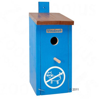Nistkasten ´´No Cats´´ -  B 13,5 x T 18,5 x H 35 cm