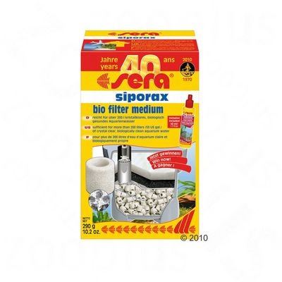 Sera siporax 15 mm + 50 ml Free 1 l + 50 ml Filterstart Free