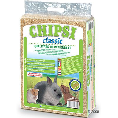 Chipsi Classic Heimtierstreu Doppelpack 2 x 60 Liter