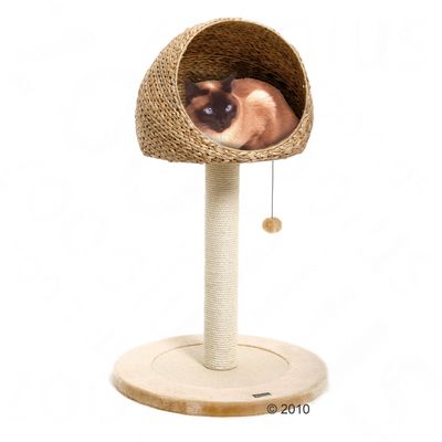 Banana-Leaf Kratzbaum Little Hole – beige