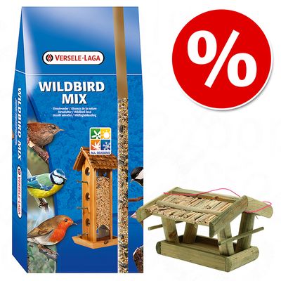 Set: 15 kg Vogelfutter Terracemix + Vogelhaus Kitzb&uuml;hel - - Set, 2teilig Preisvergleich