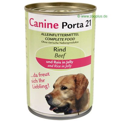 Canine Porta 21 Dog Food 6 x 400 g - Beef & Chicken in Jelly