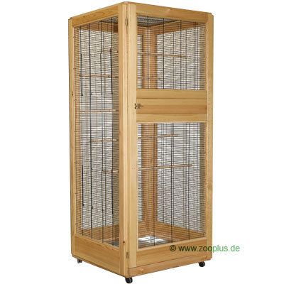 Volière pour oiseaux Paradiso- L 76 x l 76 x H 176 cm