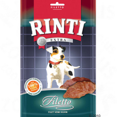 Friandises pour chien Rinti Filetto- 10 friandises, filet de poulet