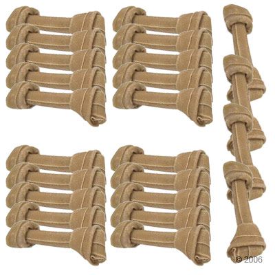 MA©ga pack Trixie os A mA¢cher pour chien avec nA“uds - 24 os de 85 g, 18 cm