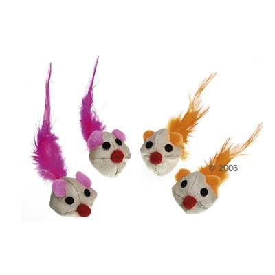 Safety Mouse Cat Toy - 2 mice per pack