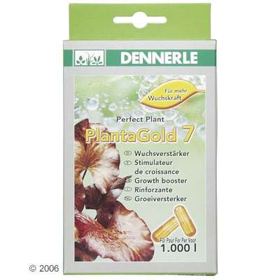 Stimulateur de croissance Dennerle PlantaGold 7- 20 capsules