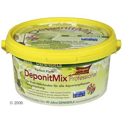 Substrat professionnel Dennerle DeponitMix Professional- 9,6 kg (pour aquariums de 160 à 250 L, 100 cm)
