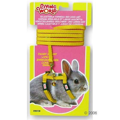 Hagen Lead & Harness for Dwarf Rabbits - Yellow
