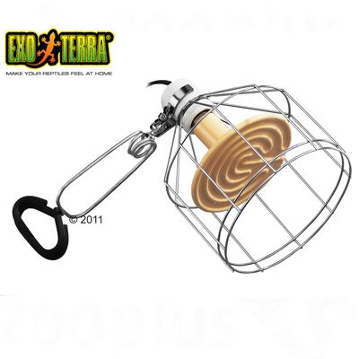 Lampe porcelaine à pince Wire Light Hagen Exo Terra- diamètre 14,5 cm, longueur: 22 cm
