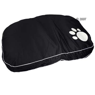 Cozy Black/White Dog Cushion - 100 x 67 x 9 cm (L x W x H)
