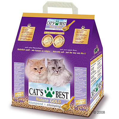 Litière pour chat Cat´s Best Nature Gold- 10 l