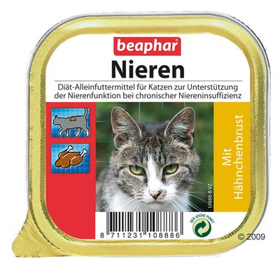 beaphar Nieren-Diaet 6 x 100 g - Seelachs