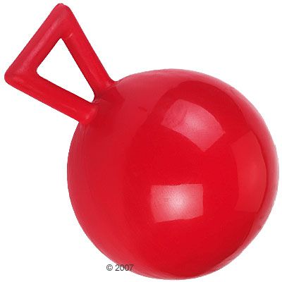 Spielball fuer Pferde - rot