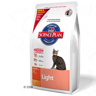 Croquettes pour chat Hill´s Feline Adult Light, poulet- 300 g