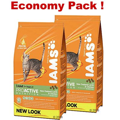 2 x 10 kg Iams Bulk Economy Pack - 2 x 10 kg Adult Hairball