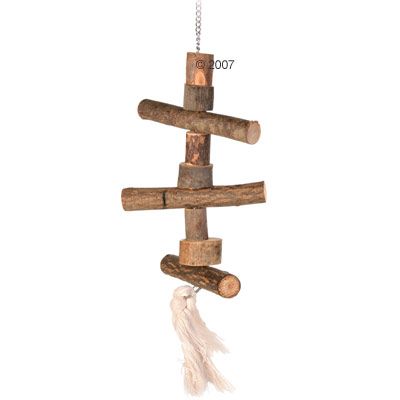Trixie Large Budgerigar Wood Climbing Toy - 40 cm