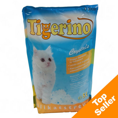 Litière pour chat Tigerino Crystals- 3 x 5 l