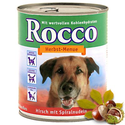 Rocco Herbst-Menue 6 x 800 g (Sonderedition) - Hirsch mit Spiralnudeln