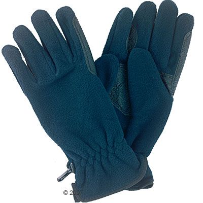 Fleece Reithandschuhe - - blau Gr. XS