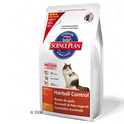 Croquettes Hill´s Feline Hairball Control Adult- 300 g