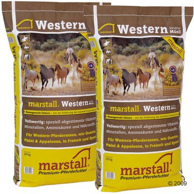 Marstall Western Struktur-Muesli Pferdefutter - Doppelpack 2 x 20 kg
