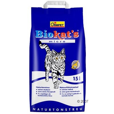 Biokats Micro Cat Litter - 15 l