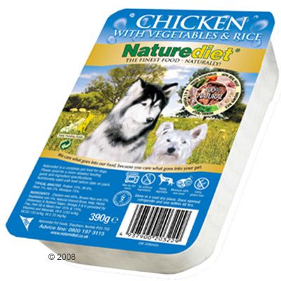 Naturediet  6 x 390 g - - Konijn & kalkoen
